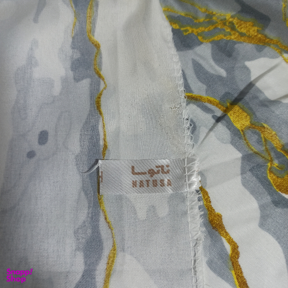 ملحفه 2 نفره ناتوسا مدل کشدار رعد سایز 160×200 سانتی متر