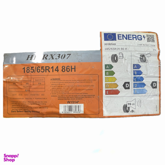 لاستیک خودرو جویرود طرح HP Rx307 سایز 185/65R14 دو حلقه