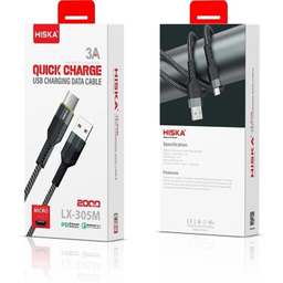 کابل USB به MicroUSB هیسکا مدل LX-305M طول 2 متر