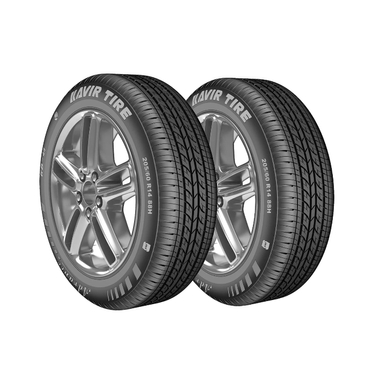 لاستیک خودرو کویر تایر مدل KB44 سایز 205/60/14 دو حلقه