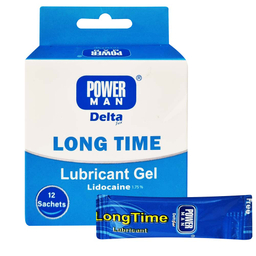 ژل بهداشتی پاور من دلتازکس مدل Long Time بسته 12 عددی