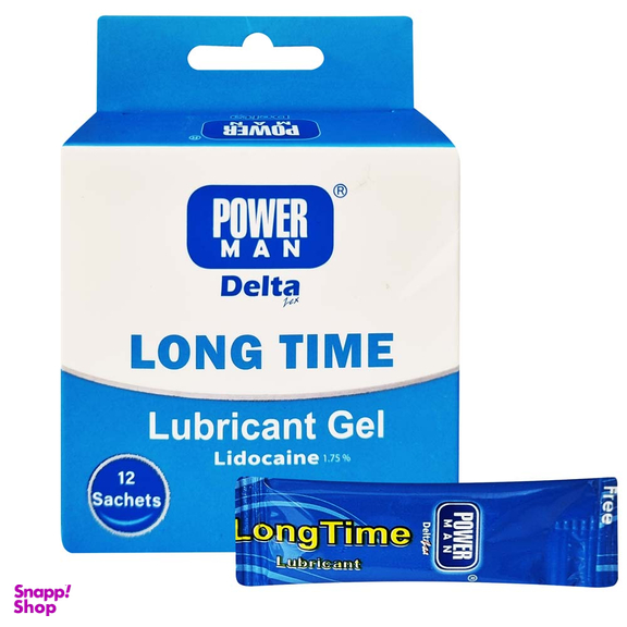 ژل بهداشتی پاور من دلتازکس مدل Long Time بسته 12 عددی