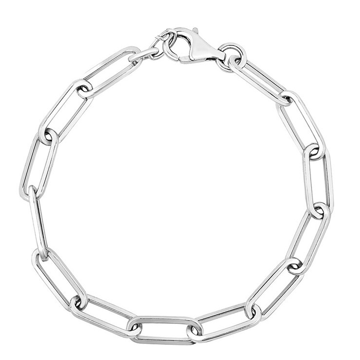 دستبند نقره زنانه گیرا طرح هرمس G0605