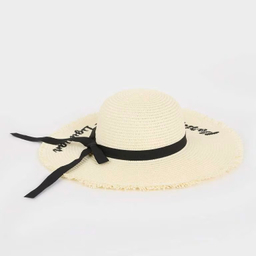 کلاه حصیری زنانه دفکتو مدل Papoulie