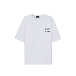 تیشرت زیگ مدل Just be رنگ سفید