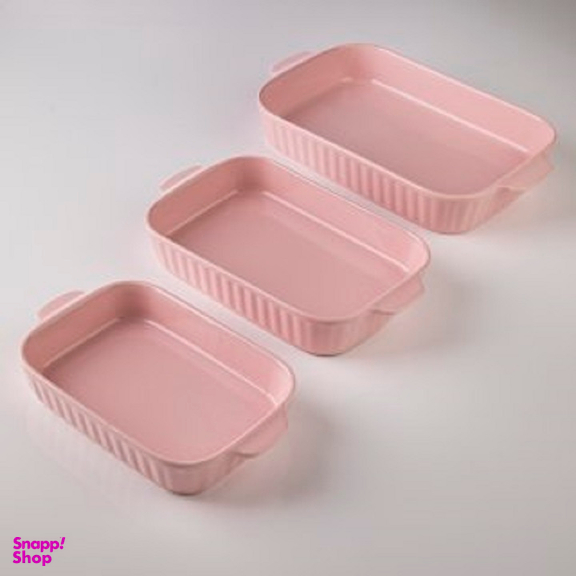 تابه سرامیکی مدل مستطیل شیاردار سایز متوسط