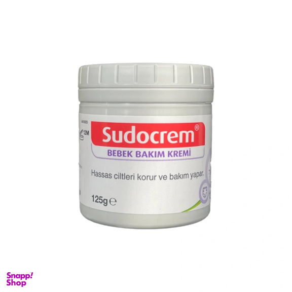 کرم سوختگی پا نوزاد سودوکرم حاوی زینک اکسید وزن 125 گرم