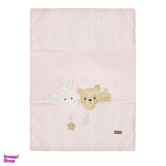 سرویس خواب 4 تکه کودک پینک بلو طرح خرس و خرگوش