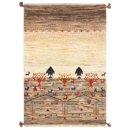 گبه دستباف سی پرشیا کد 122132 سایز 147x100 سانتی‌ متر