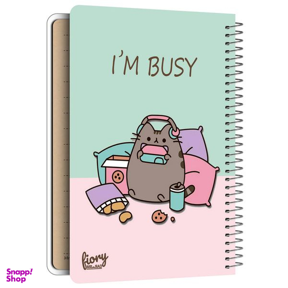 دفترچه یادداشت مستر راد طرح کرافت مدل گربه کیوت فانتزی کد Fiory 1928