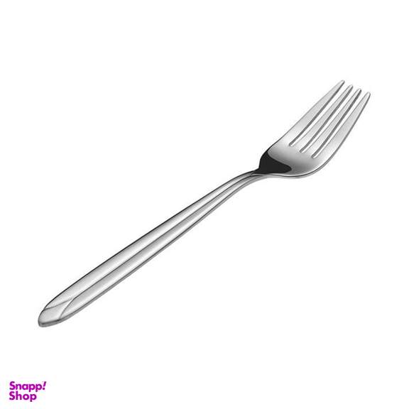 سرویس قاشق و چنگال 12 پارچه ناب استیل مدل پالرمو براق