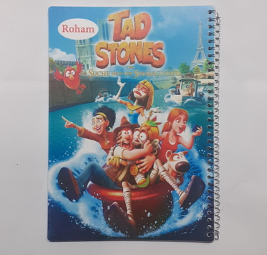 دفتر نقاشی 50 برگ سیمی رهام جلد pp طرح Tad Stones