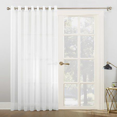 پرده مدل پانچ حریر ساده مات سایز 300x280 سانتی متر