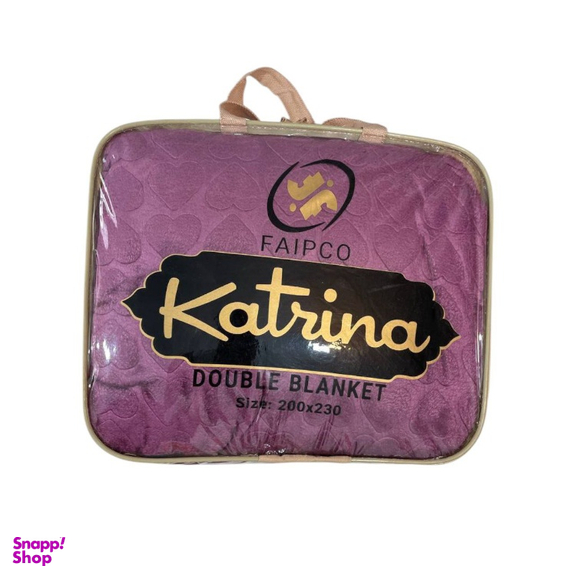 پتو مسافرتی دونفره فاپیکو مدل کاترینا کد Bl030101