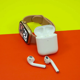 ساعت هوشمند ورنا مدل W46 Max به همراه هندزفری بی سیم طرح اپل مدل Airpod