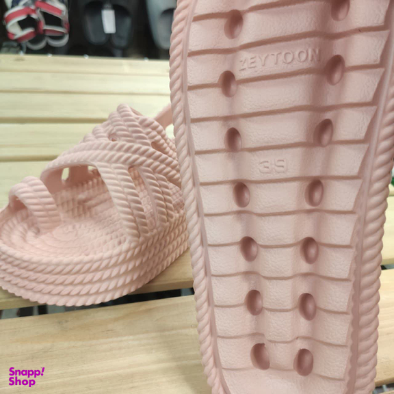 دمپایی دخترانه زیتون مدل ساحلی رنگ صورتی