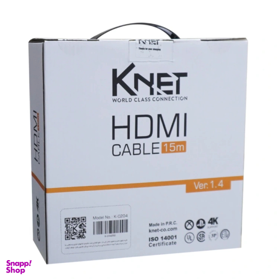 کابل 1.4 HDMI کی نت مدل K-C204 طول 15 متر