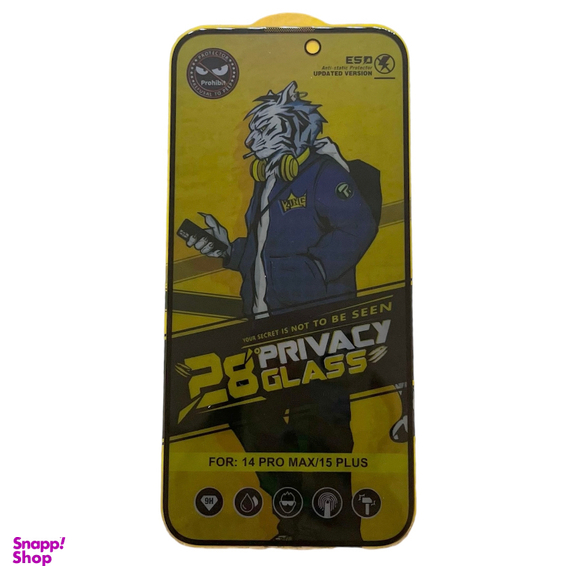 محافظ صفحه نمایش گوشی تایگر آنتی استاتیک و پرایوسی مناسب اپل iPhone 16 Pro Max