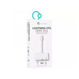 تبدیل لایتنینگ به HDMI کوتتسی مدل 3in1 OTG