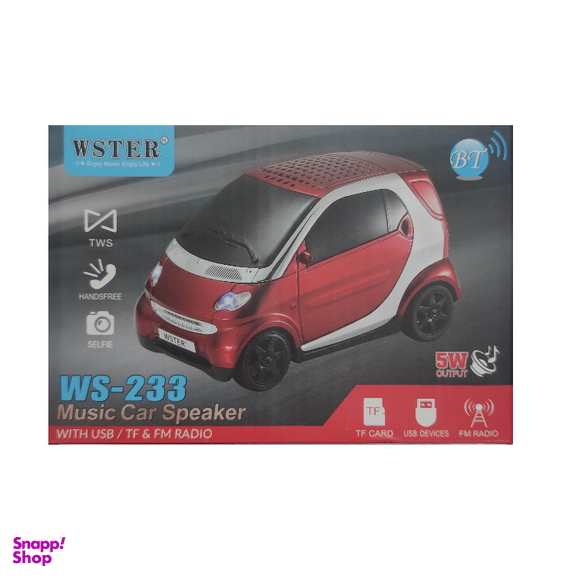 اسپیکر بلوتوثی وستر طرح ماشین کد WS-233