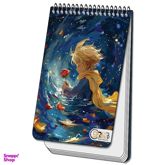 دفترچه یادداشت سیمی 80 برگ دارکوب مدل شازده کوچولو کد 138/4