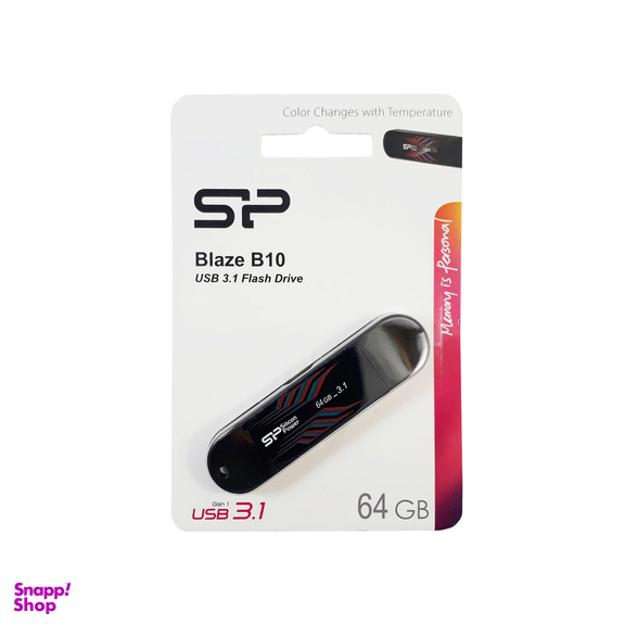 فلش مموری سیلیکون پاور (Silicon Power) مدل Blaze B10 ظرفیت 64GB