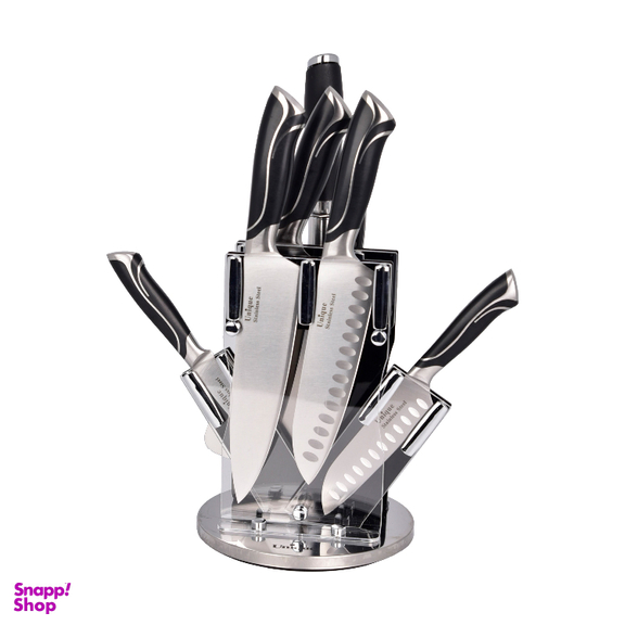 سرویس 8 پارچه چاقو آشپزخانه یونیک طرح 3 کد 5511