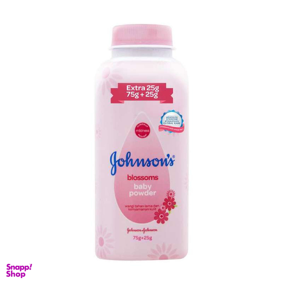پودر بچه جانسون مدل Blossoms وزن 100 گرم