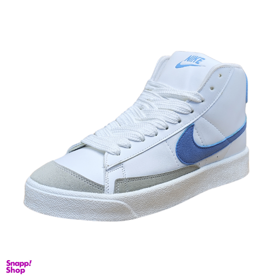 کتانی طرح نایکی کد B2232 رنگ سفید آبی