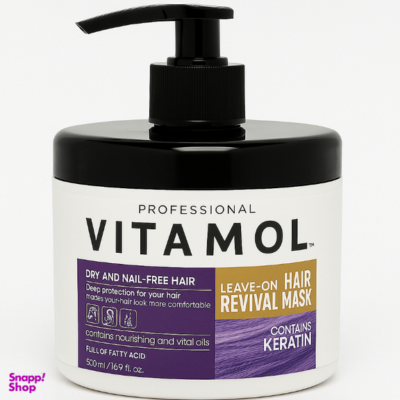 ماسک مو ویتامول مدل کراتین حجم 500 میلی لیتر