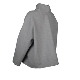 بافت زنانه مدل شطرنجی 6384 رنگ طوسی