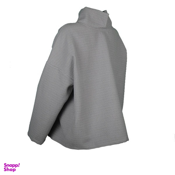 بافت زنانه مدل شطرنجی 6384 رنگ طوسی