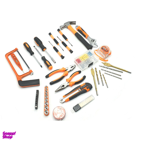 دریل چکشی باس مدل BS-5835 مجموعه 100 عددی