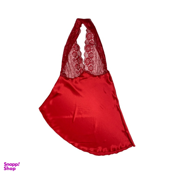 لباس خواب ساتن زنانه کد 2022 رنگ قرمز