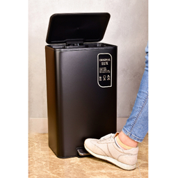 سطل زباله پدالی اورجینال مدل MAT کد 5018 گنجایش 18 لیتر