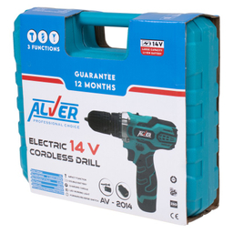 دریل پیچ گوشتی شارژی چکشی آلور مدل AV-2014