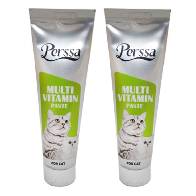 خمیر مولتی ویتامین گربه پرسا مدل Multi Vitamin Paste وزن 200 گرم بسته 2 عددی