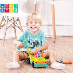 ماشین ابزار موزیکال و چراغدار هولی تویز مدل 6109 Little Mechanic Tool Truck with Light and Music