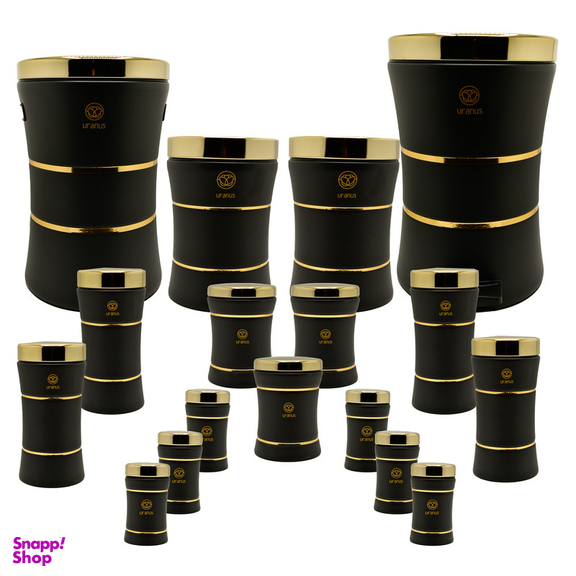 سرويس آشپزخانه 17 پارچه اورانوس مدل کمرباریک کلاسیک کد 400302