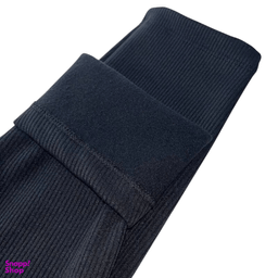 لگینگ زنانه کبریتی مدل تو کرکی رنگ مشکی