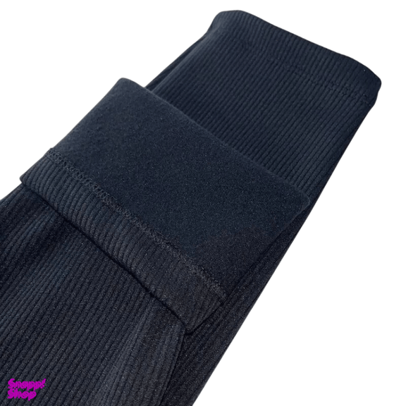 لگینگ زنانه کبریتی مدل تو کرکی رنگ مشکی