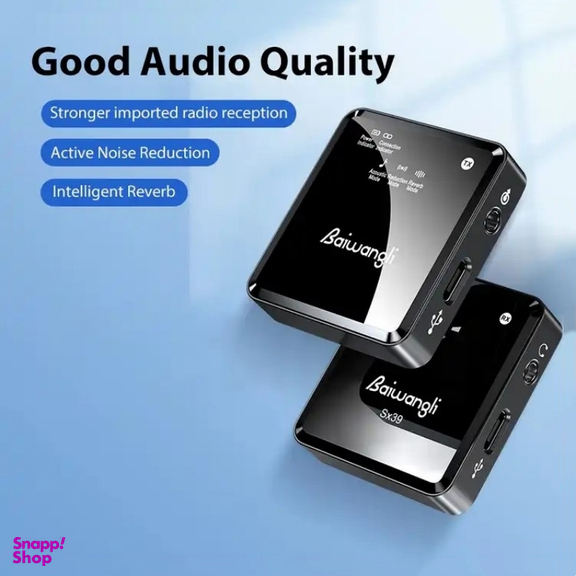 میکروفون یقه ای مدل SX39 TYPE-C مجموعه 3 عددی