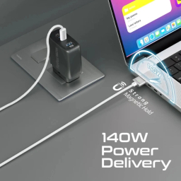 کابل شارژ مک بوک پرومیت مدل MAGCORD-140PD طول 2 متر