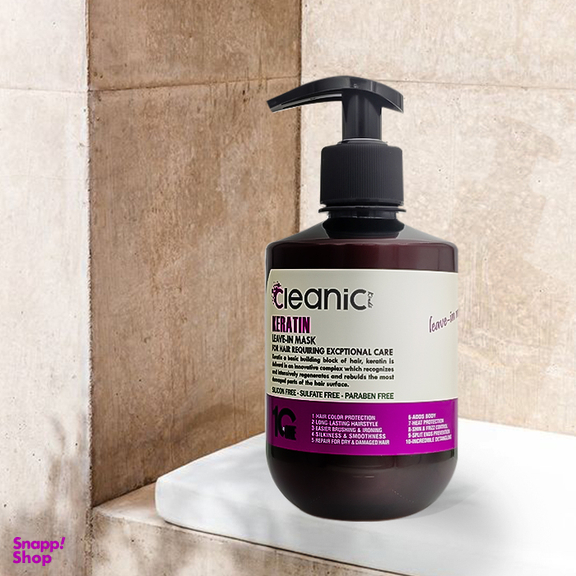 ماسک مو کلینیک کیندی مدل Keratin حجم 350 میلی لیتر