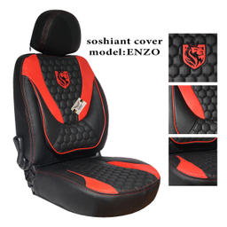 روکش صندلی چرم خودرو مدل ENZO15A مناسب پژو 206