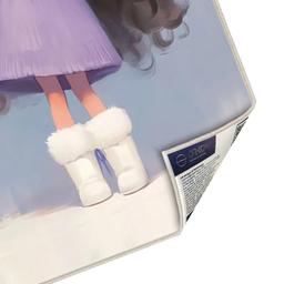 فرش ماشینی چاپی اتاق کودک طرح فرفری کد kids.9022