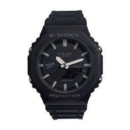 ساعت مچی طرح کاسیو جیشاک مدل دو زمانه کد G-SHOCK GA-2100 BK