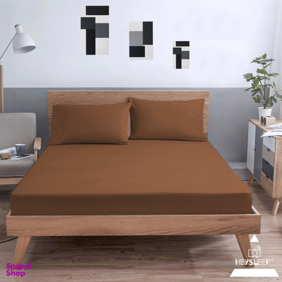 ست ملحفه و روبالشی 2 نفره طرح ساده سایز 160×200 سانتی متر
