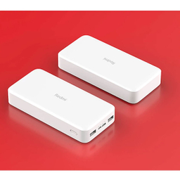 پاوربانک شیائومی مدل Redmi PB200LZM ظرفیت 20000 میلی آمپرساعت به همراه شارژر دیواری سامسونگ و کابل تبدیل