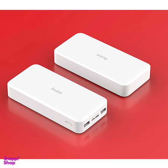 پاوربانک شیائومی مدل Redmi PB200LZM ظرفیت 20000 میلی آمپرساعت به همراه شارژر دیواری سامسونگ و کابل تبدیل